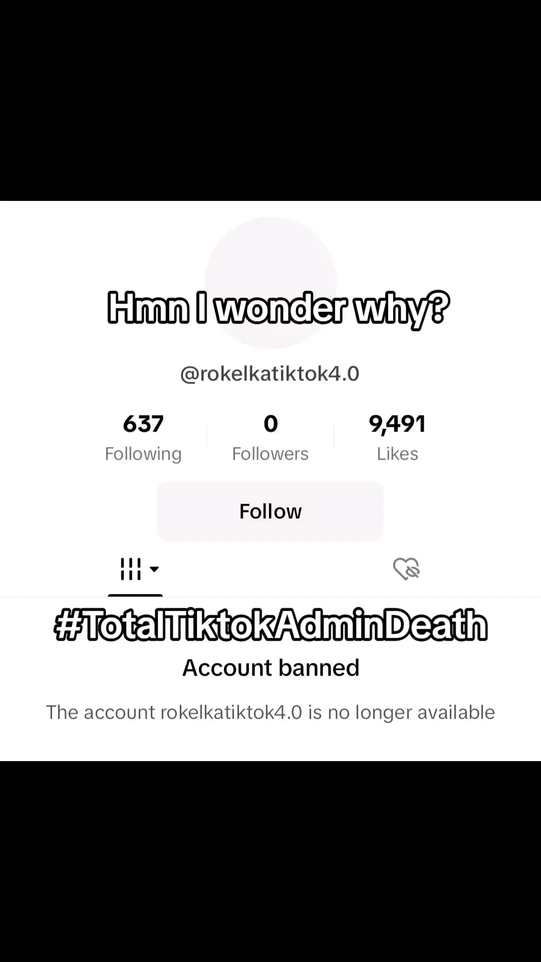 Stop banning me for no reason it's my 5th account wth #tiktokban #tiktokbanningaccounts #tiktokadmin #tiktoksilence #tiktokbanning #banned #ban #accountbanned #tiktok 