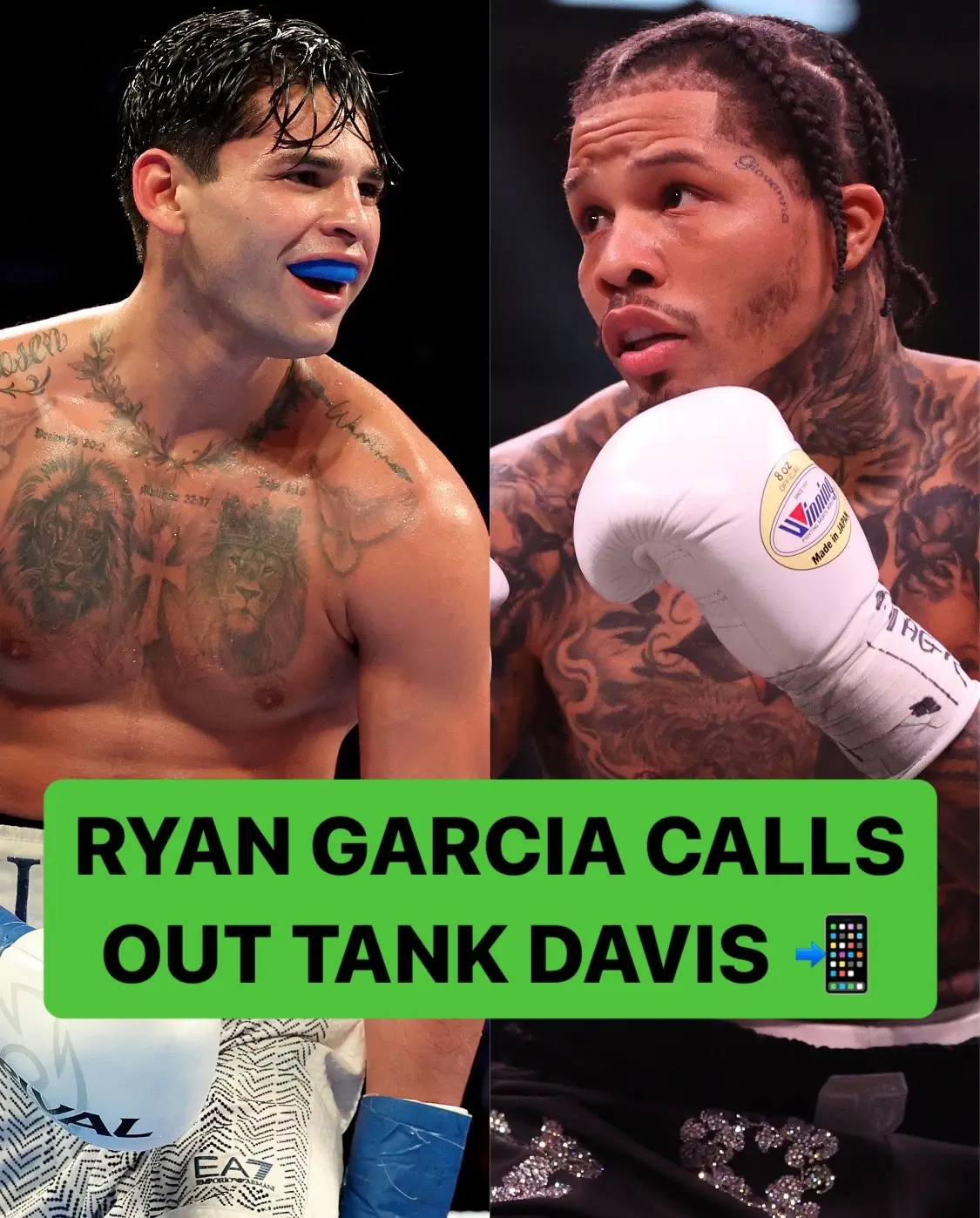 Ryan tryna rematch Tank at 144 👀 #ryangarcia #getvontadavis #boxing 