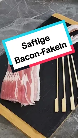 Saftige Bacon-Fakeln aus der Heißluftfritteuse! #airfryerrezepte #heißluftfritteuserezepte #schnellesrezept #bacontime 
