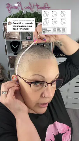 Replying to @chrismiss thank you for asking this!!  Hope this helps 🌸 #aboutyoubeauty #measuringforawig #wigmeasurements #wigs #wigwearingcommunity #wigwearingjourney #hairloss #hairlosscommunity #wiglife  #wiglover #wigtok #tiktokwigtok #glueless #wigreview 