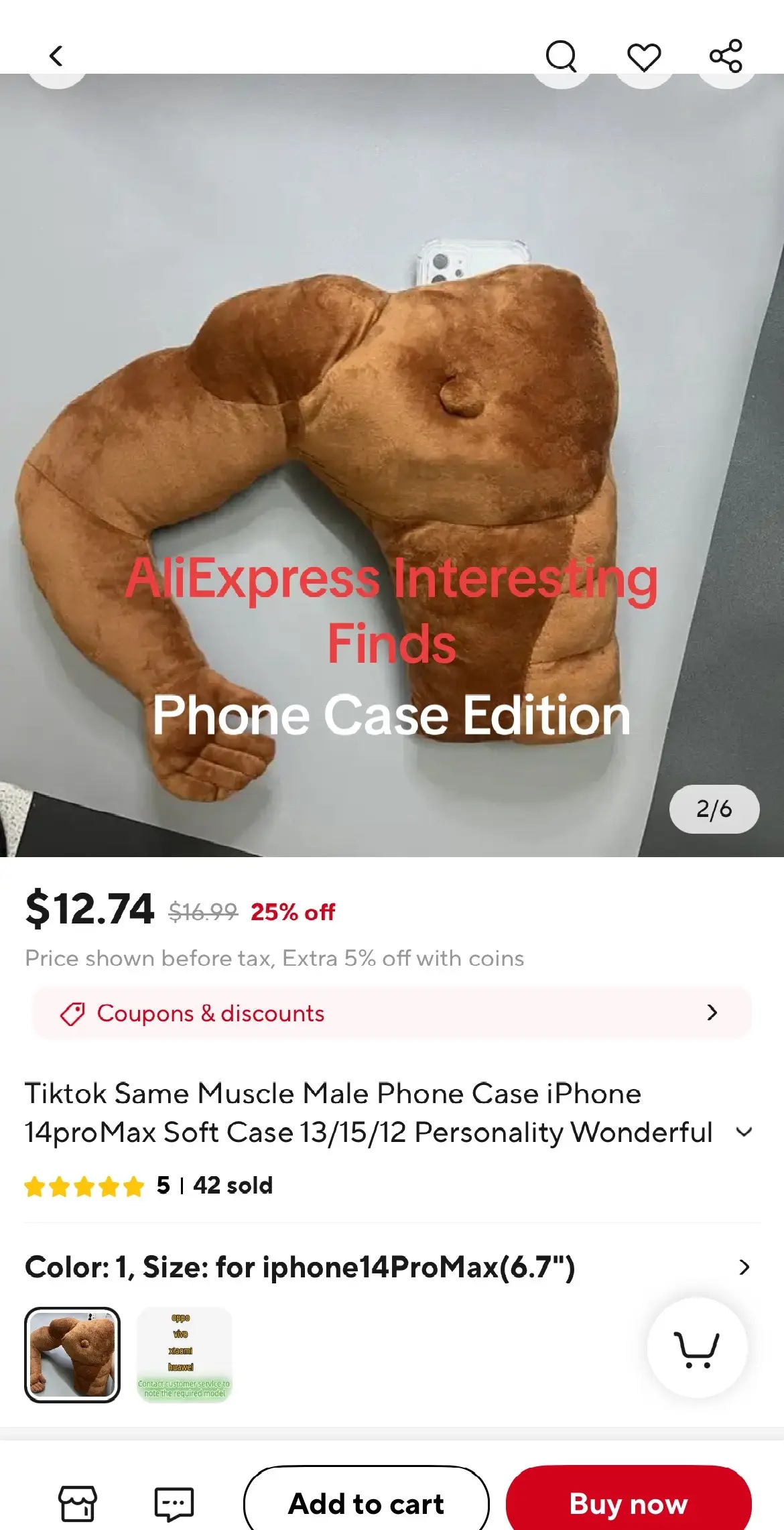 Next time you’re doing a phone case swap, you know where to find one 😉 #caseswap #uglyphonecase #funnyphonecase #phonecase #aliexpress #aliexpressfinds 