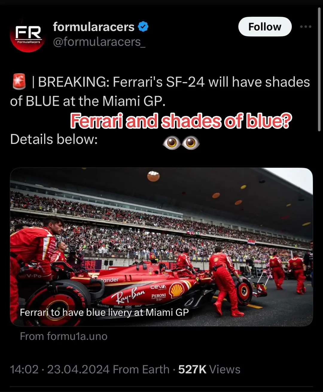 #formula1 #f1 #formulaone #ferrari #scuderiaferrari #redbullracing #maxverstappen #charlesleclerc #lewishamilton #f1tiktok #landonorris #danielricciardo #georgerussell  