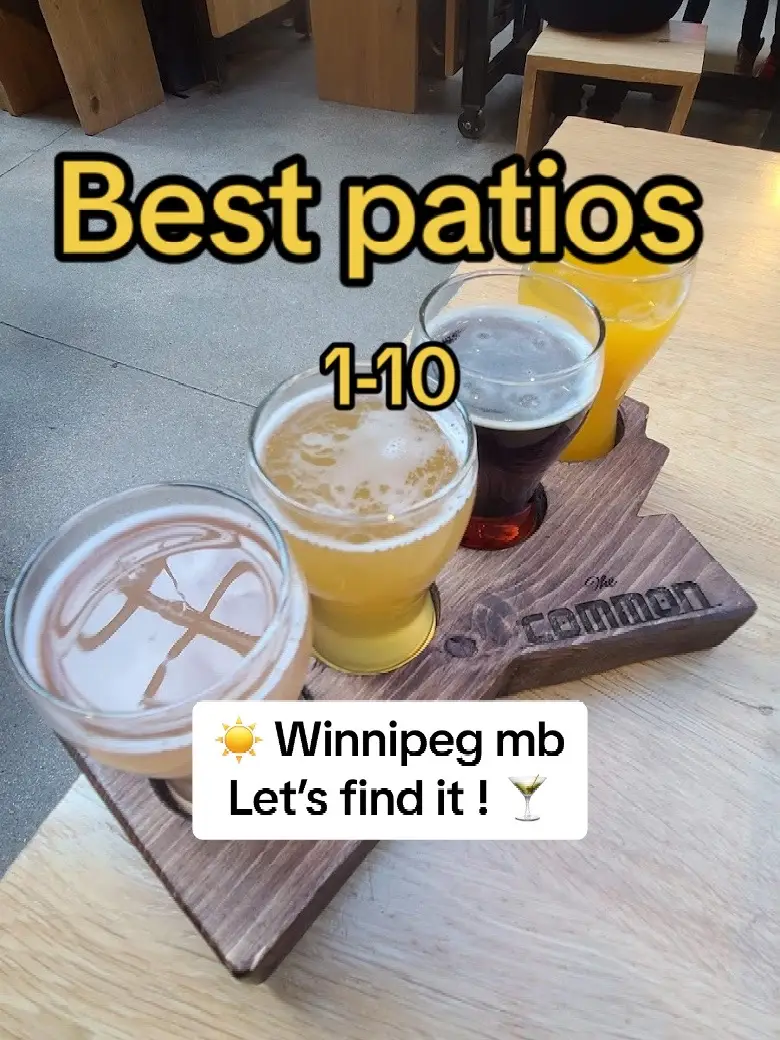 Winnipeg best patio spots & drinks ☀️ Whats your go to spot this summer? #winnipeg #winnipegmanitoba #wpgfoodie #wpgeats #wpgmb #wpgdrinks #theforkswinnipeg #winnipegfoodie 