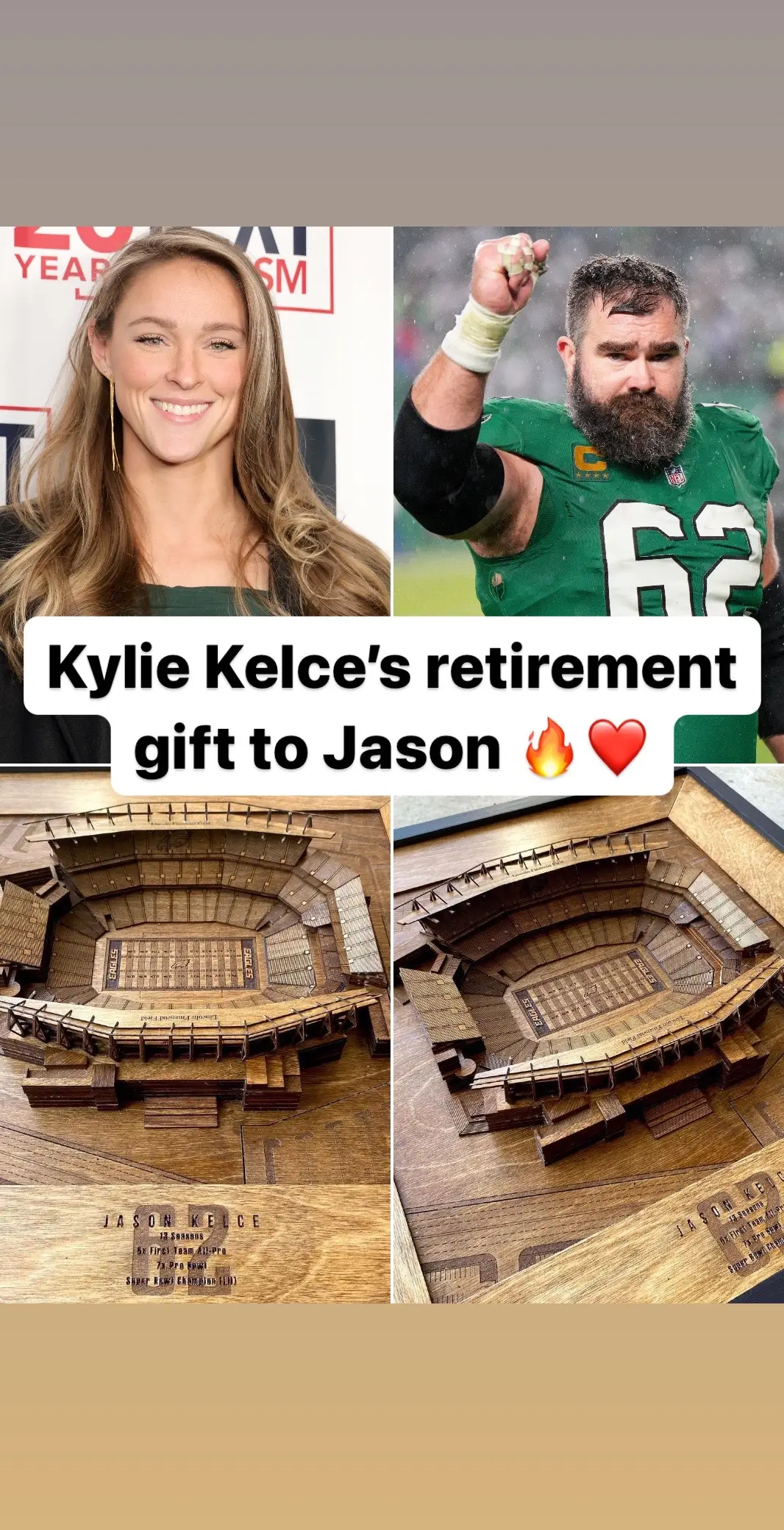 This is amazing 👏 (via danatheo.designs/IG) #jasonkelce #nfl #philadelphiaeagles 