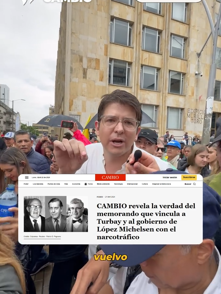 Lo que faltaba: Turbay echándole la culpa a Petro de las investigaciones contra su abuelo en 1977, ¡jajaja! Estos son los mentirosos de siempre que incitan a la gente a marchar. ¡#FuerzaPetro!