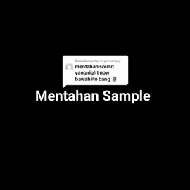 Membalas @kyyneverlazy Done yak🤏 #mentahanvideo #mentahan #sampleflstudio #sample 