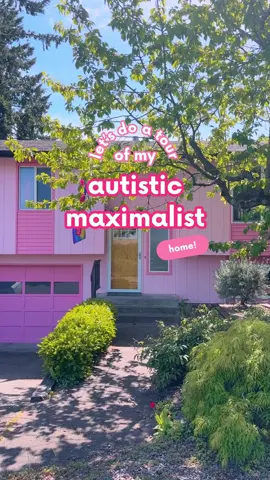 an overdue updated home tour !!! 💓🌈🎀🍓 It’s already been over a year since I shared my last home tour - and since then I’ve painted the outside of the house, the back deck, and continued to grow many of my collections!  Here’s to maybe having the energy for bathroom renovations this year? 👀🤞 #interiordesign #homedesign #mycolorfulhome #pastelhome #pinkaesthetic #maximalistinteriors #apartmentherapy #interiorinspo #icecreaminteriors #colorfulinteriors #pastelvibes #myhomevibe #colourtherapy #colourfulhomevibe #diyhomeprojects #maximalism #visualstim #autism #autisticadults #actuallyautistic #latediagnosedautistic #specialinterest #autisticartist