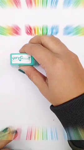 Rainbow Stamp #rainbow #stamp #teacherstamp #kids #excellent #goodwork #byj #byjtoys #byjtoys❤️ 