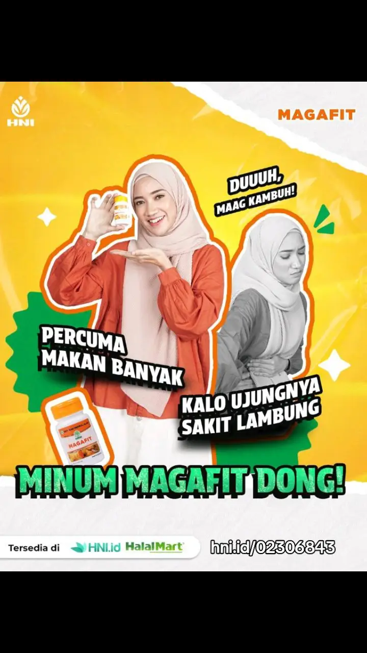 Siapa suka ngiler kalau lihat video-video Mukbang di media sosial?🤤 Miga salah satunya sih yang suka ngiler lihat video makan apalagi makanan pedas. Tapi, apa artinya makan banyak kalau ujung-ujungnya sakit lambung. Makanya, yuk seimbangkan juga dengan minum Magafit 🤗 #Magafit #AtasiLambungKumat #hniid #BersamaHNI #HNIKebanggaanIndonesia #HijrahProduk #AtasiLambungKumat 