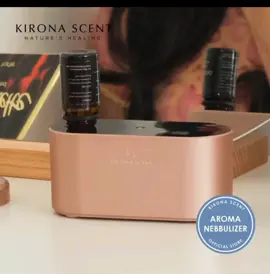 [KIRONA SCENT] Zen Aroma Nebulizer Rose Gold | Includes 1x Pure 10ml Essential Oil Aromatherapy Diffuser | Waterless & Wireless | Compact for Work and Study Desk, Bedrooms, Bathroom | Hotel & Shopping Mall Fragrances #kironascent #tiktokshopsg  #tiktokshop  #tiktokshopsingapore #tiktokshopfinds #tiktokshoplifestyle #tiktokshopsgsale #10millionviews 