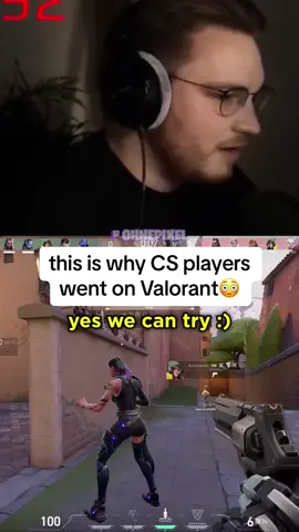Valorant better than CS? #ohnepixel #Valorant #cs2 #valorantmeme #gaming #funny #twitch #clips #fyp 