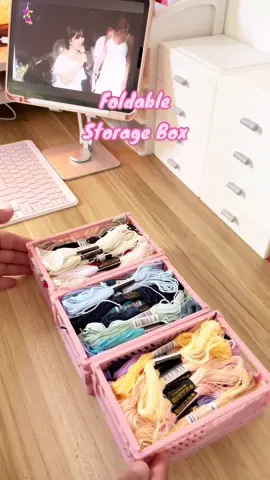 Simple and creative foldable storage box desktop finishing cosmetic rack sundries basket