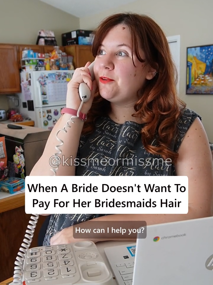 that's not how it works ma'am! #bridalhair #bridesbelike #bridezilla #hairstylistsprobs #hairstylistbelike #weddinghair #weddingdrama #bridedrama #hairstylistdrama #hairdresserdrama #salondrama #salonlife #hairdresserstruggles #bridezillasbelike #serviceindustry #serviceindustryproblems #customerservice #customerserviceproblems #bridalhairstylist #bridemaidshair #bridehair