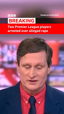 The players, both aged 19, are at the same club. The club in question declined to comment on the allegations. #News #BreakingNews #PremierLeague #Football #Arrest #BBCNews