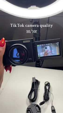 GAGGING i did not expect to like the quality this much! #tiktokshop #vloggingcamera #tiktokcamera #atlnailtech #fyp #viral 