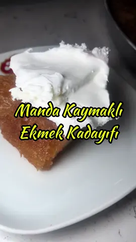 📌Afyon’a uğradığımızda Aftat’tan manda kaymaklı ekmek kadayıfı yemiştik.Tadı çok güzel tavsiyemdir✅ #ekmekkadayıfı #tatlı #kaymak #afyonkarahisar #mandakaymağı 