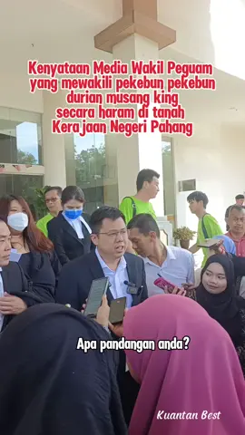 Kenyataan Media Wakil Peguam Pekebun Durian Musang King di Raub berkaitan keputusan Mahkamah Tinggi Kuantan. #kesviral #isuviral #peneroka #pekebun #durian #musangking #ceroboh #tanah #haram #raub #pahang #keputusan #mahkamah #terkini 