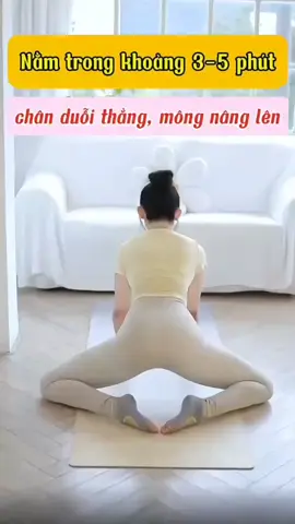 Tập 3-5 phút mỗi ngày để có thân hình cân đối  #xuhuong #thinhhanh #gym #yoga #giamcanantoan 