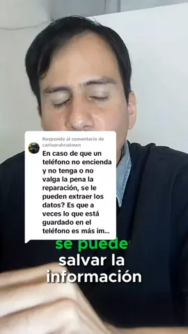 Respuesta a @carlosruhrudman Salvar información de celular dañado #reparaciones #celulares #smartphone #tech 