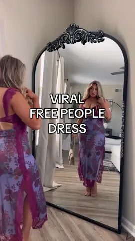 Viral Free People Spring Dress 🫶🏽 #freepeople #springdresses #curvyfashion 
