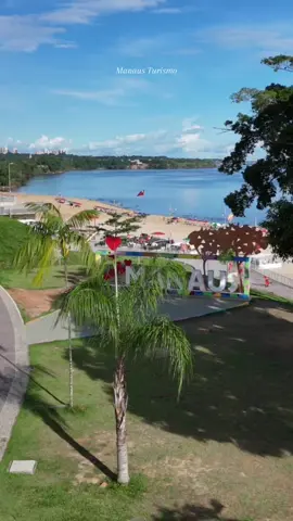 Um dos atrativos turísticos de Manaus, praia da Ponta Negra 😎😎 📍 Praia da Ponta Negra #manaus #amazonas #brasil #turismo #amazon #praiadapontanegra #rionegro 