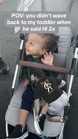 If a kid waves at you and you do nothing you deserve jail time #parentsoftiktok #cutetoddler #momlife #momhumor #MemeCut 