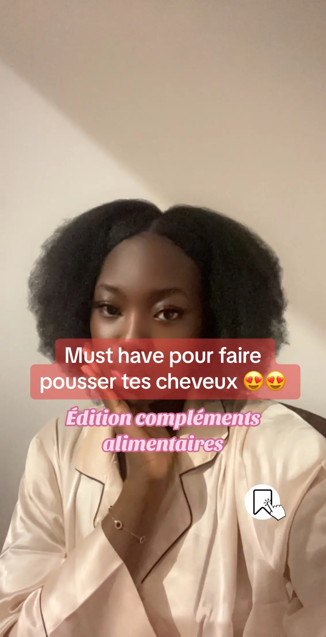 Les compléments que tu dois obligatoirement tester pour ta pousse de cheveux‼️😍 #pourtoi #foryou #cheveuxcrepus #blackwomanadvice #confianceensoi #projetraiponce #afro #cheveuxafro #cheveuxnaturels #routinecheveux #afrohair #afrohairoutine #coiffureprotectrice #complementalimentaire #lashilebeauty #effluvium #forcapil #innovit 