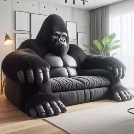 I need this... Gorilla Sofa 🦍 #gorilla #gorillazedit #sofa #Home #fyp #viral 