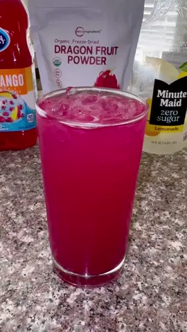 Limonada con fruta dragon #dragonfruit #dragonfruitpowder #organicdragonfruit #microingredients #powder #vitaminc #Recipe #frutadragon #forypupage #fyp #foryou #fy 