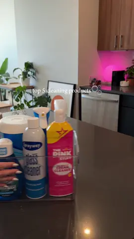 my top 5 products for everyday cleaning 😮‍💨🫧 #cleanwithme #cleaningmotivation #cleaningtiktok #CleanTok #resetroutine #cleaningproducts 