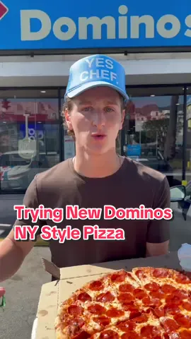 #ad Trying the brand new @Domino’s NY Style pizza  #dominos #pizza #pepperoni #pepperonipizza #nypizza #newyorkpizza #Hawaiianpizza 