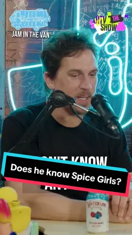 #GraigAgop goes off script interviewing @Dent May and @Jay Mewes #TheJITVShow #jaminthevan #jitv #jitvtheshow #paulyshore #jasonmewes #dentmay #spicegirl @Jam in the Van @paulyshore 