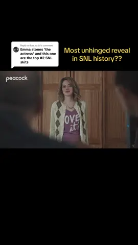Replying to @lots.to.do Never forgiving The Academy for snubbing Deirdre 😢 @Saturday Night Live - SNL is streaming now on Peacock. #EmmaStone #SNL #SaturdayNightLive