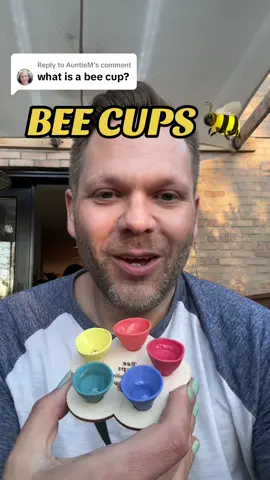 Replying to @AuntieM I got paid $0 for this video. I am just CRAZY ABOUT THESE BEE CUPS! I love my fancy bee cups and the ones my new boss made me in her pottery class. I want ALL the bee cups. Not one bee will be thirsty in my garden. NOT ONE!  #🐝 #beecup #beecups #savethebees #pollinators #pollinatorgarden #gardentok 
