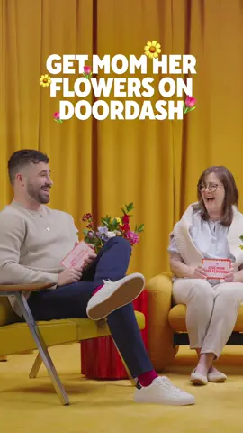 #DoorDash_Partner Joe's mom 🤝 Frank's wife. Show love to *all* the moms with flowers from @doordash this #MothersDay