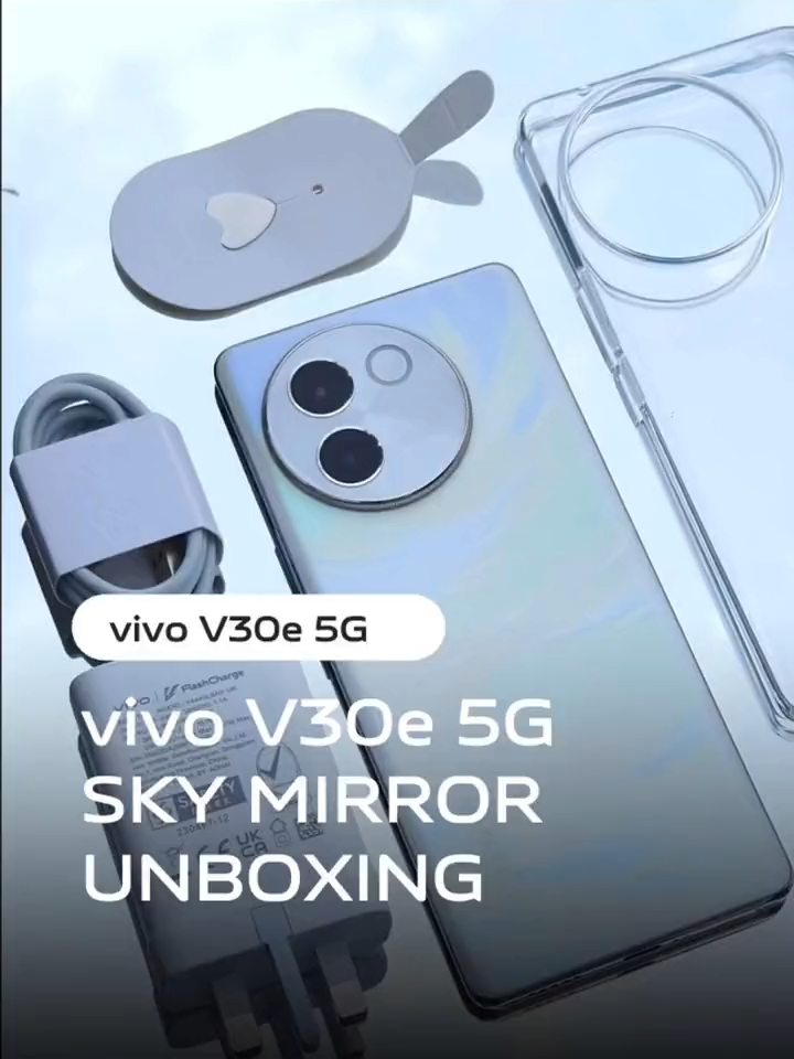 UNBOXING MAGIC WITH THE vivo V30e 5G Sky Mirror! ☁️📦✨  Cloud white beauty that's as stunning as it is sleek! 🌟 🤍 And with its powerful 50MP Sony IMX882 Camera, night portraits shine brighter than ever! 📸✨ 🖼️ Stay tuned for the launch of the vivo V30e 5G coming soon! 🚀 #vivo #vivoMalaysia #PortraitSoPro #vivoV30e #vivoV30eWithSonyIMX882 #unboxing #unboxingphone #phoneunboxing #newphone #comingsoon