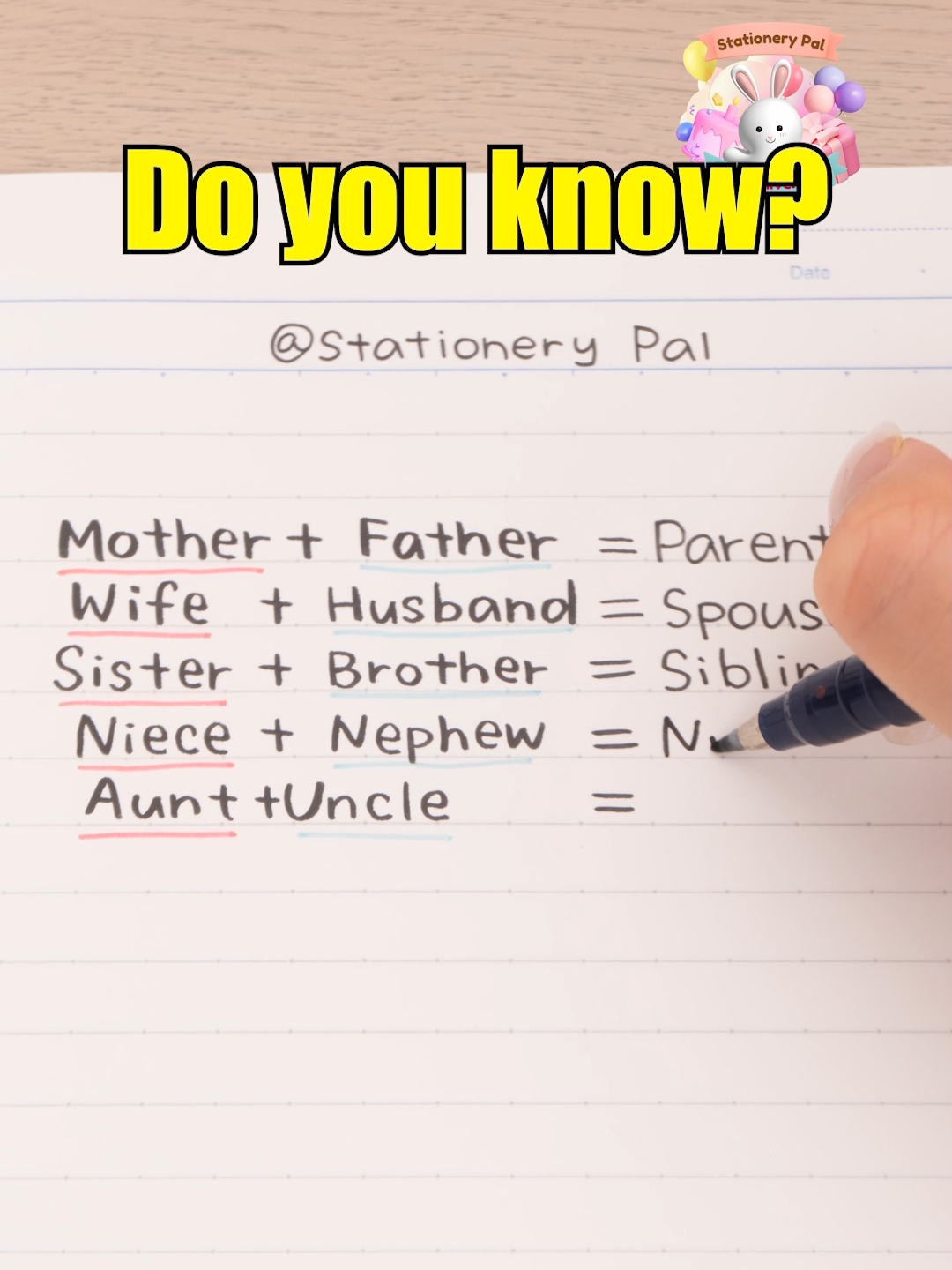 💕Do you know the answer? #stationerypal #fypシ #capcut #funnyvideo #doyouknow
