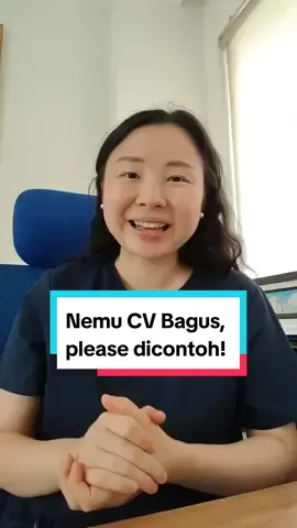 CV paling bagus yang kucek so far!!! Contoh ya!! Dan jangan lupa SAVE gengsss👍👍 #tipscv #resumetips #carikerja #tipskarir #tipskerja #bedahcv 