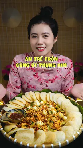 Út mời mọi người ăn tré trộn nghen #ancungtiktok #food #mukbang #monngonmoingay #utphungkim 