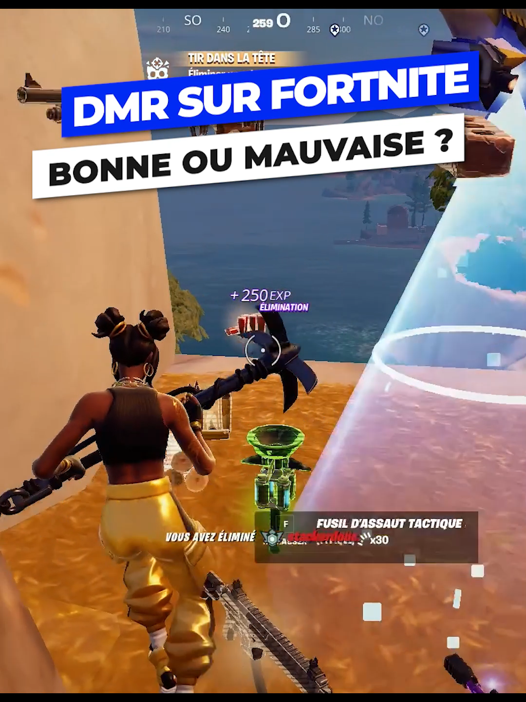 Qu'est ce que tu penses de la DMR sur Fortnite ? #fortnite #fortnitebr #fortniteclips #fortnitepro #swima #fyp #pourtoi #pourtoii #gaming