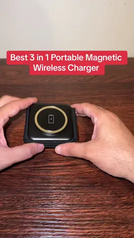 3 in 1 Portable Magnetic Wireless Charger #3in1portablemagneticwirelesscharger #magnetic #wirelesscharger 