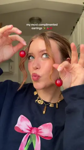 cherry bombbbb 🍒 on my amazon storefront! 🔗 in bio :)  #cherryearrings #amazonfashionfinds #amazonaccessories #springstyleinspo #cherrybomb #cuteearrings 