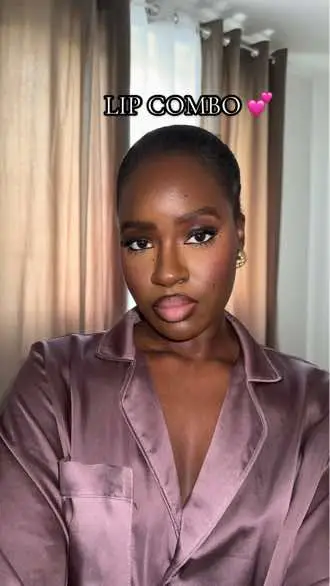 Lip Combo #pourtoi #createurdecontenu #makeupcontent #lipcombotutorial #darkskinmakeup 