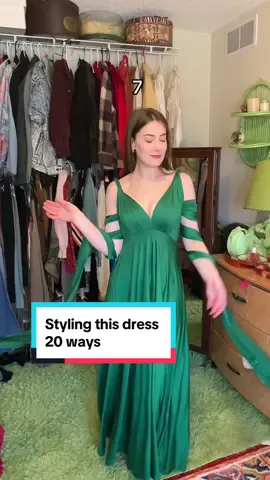 Of the 20 ways, i think I like 7 or 14! Im SO EXCITED about this 🤣 #infinitydress #fashion #dress #summerdress #weddingguestdress 
