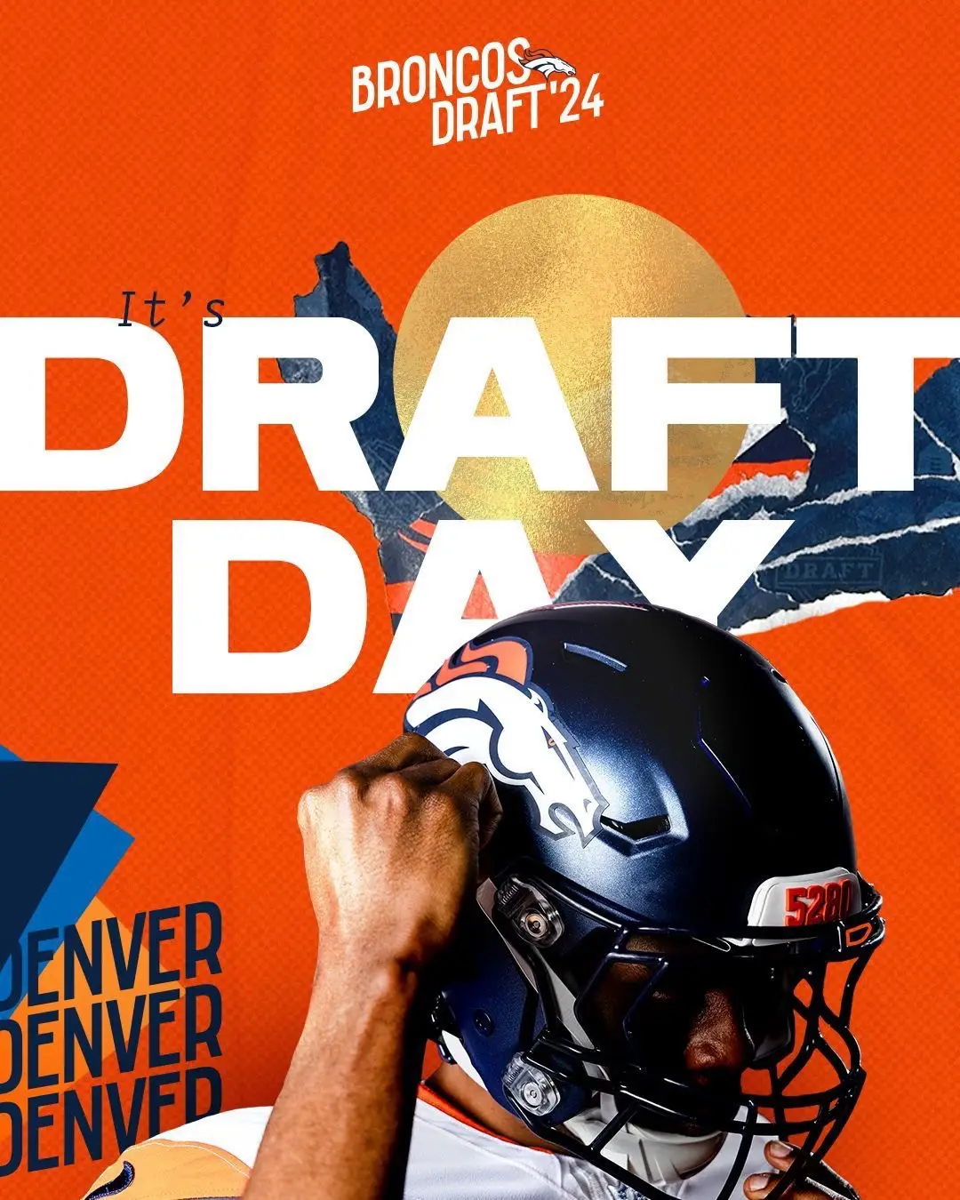 Almost that time. #broncos #draft #nfl #next #pick 