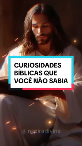 Fatos Curiosos da Bíblia… #deus #biblia #fatos #curiosidades #cristao 