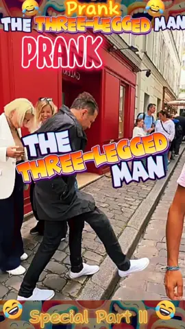 The Three-Legged Man | Part 2 😂 #prank #comedyvideo #joke #viral #fyp 