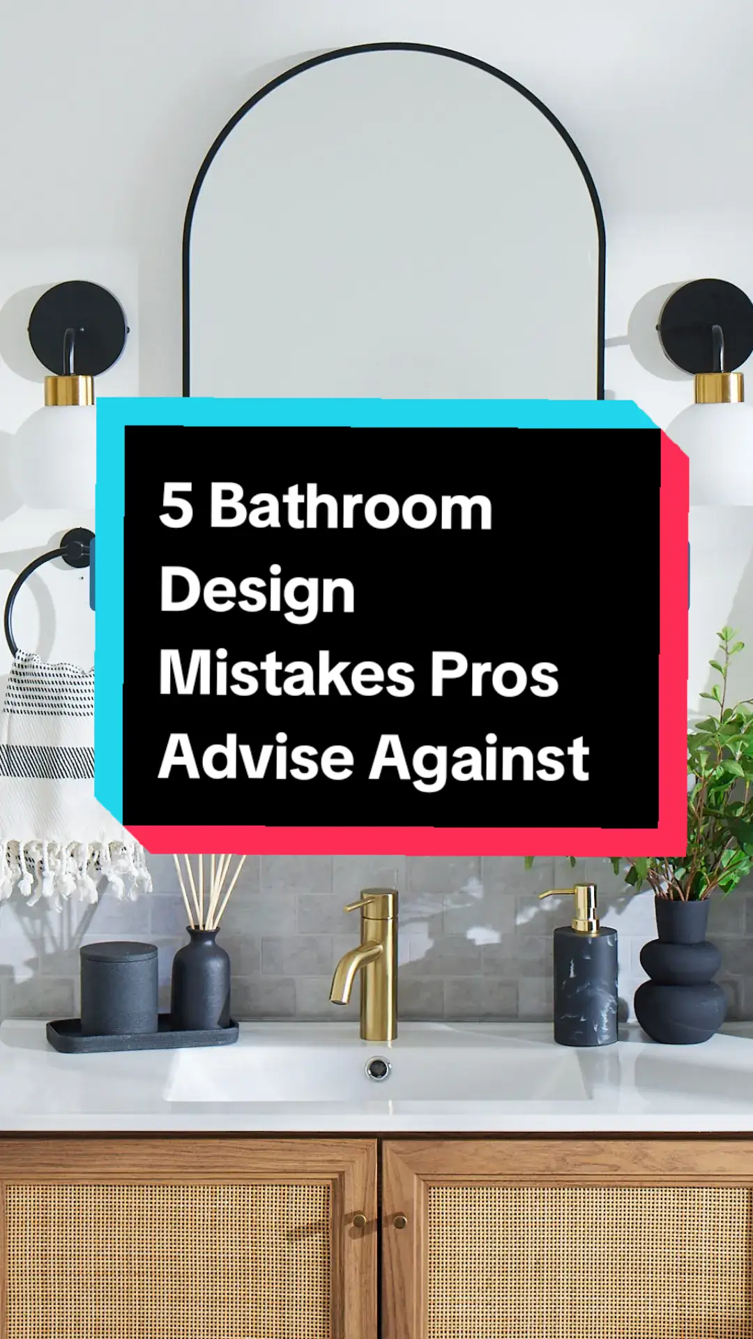 Bathroom renovations are a fun way to spruce up your space, but here are the five mistakes experts say to avoid when designing your bathroom. ✨️ Ultimately, as long as you love it, that’s what matters most! Click the link to learn more. #TheSpruce #bathroomremodel #bathroomrenovation #expertadvice #mistakeshappen Image credits: The Spruce originals