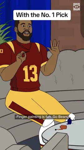 Welcome to Chicago Caleb Williams #gridironheights #nfl #animation #cartoon 