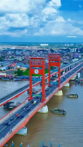 #palembang #sumateraselatan #indonesia #jembatan #ampera #lrt #sungaimusipalembang #fyp #tiktok #pesonaindonesia 
